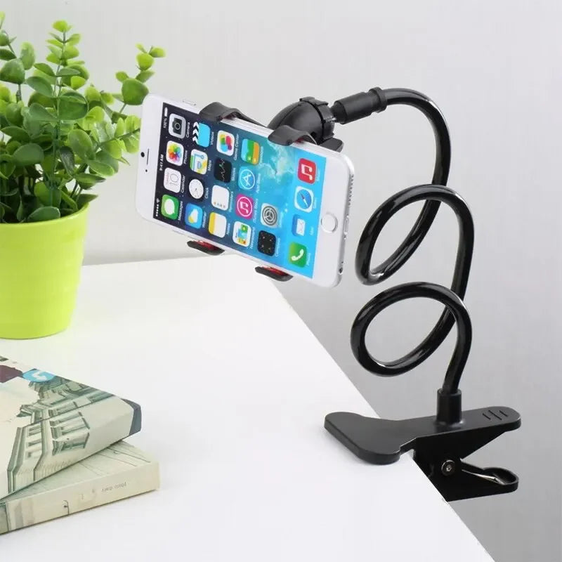 FlexiLuxe™ 360° Adjustable Phone Holder – Premium 70cm Flexible Mount for Bed, Desk & Beyond