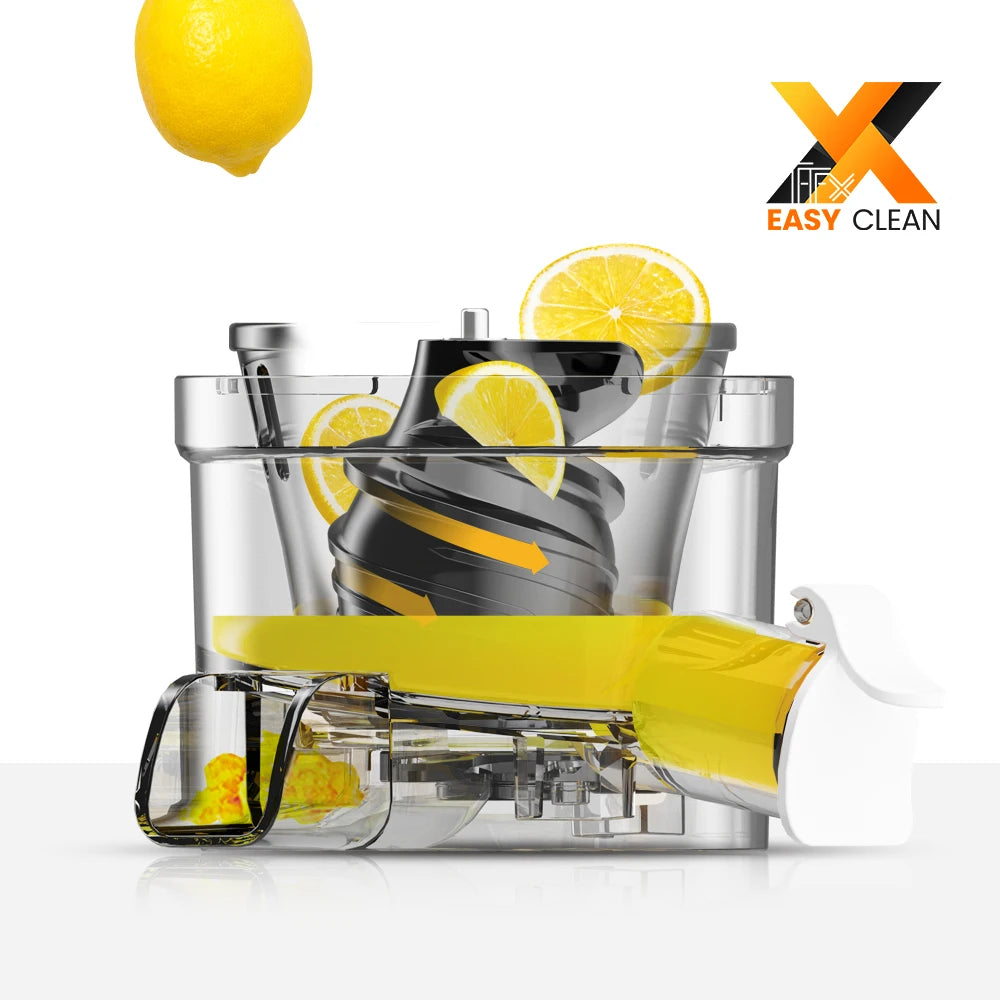 MIUI Petit Slow Juicer Portable Electric Juice Extractor Lemon Fruit Juice Maker Blender Easy Clean Can Make Ice Cream Mini-Pro