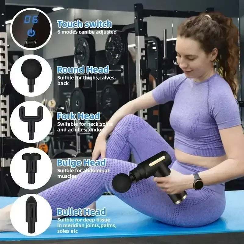 PowerPulse™ Mini Massage Gun – Smart Relief in the Palm of Your Hand