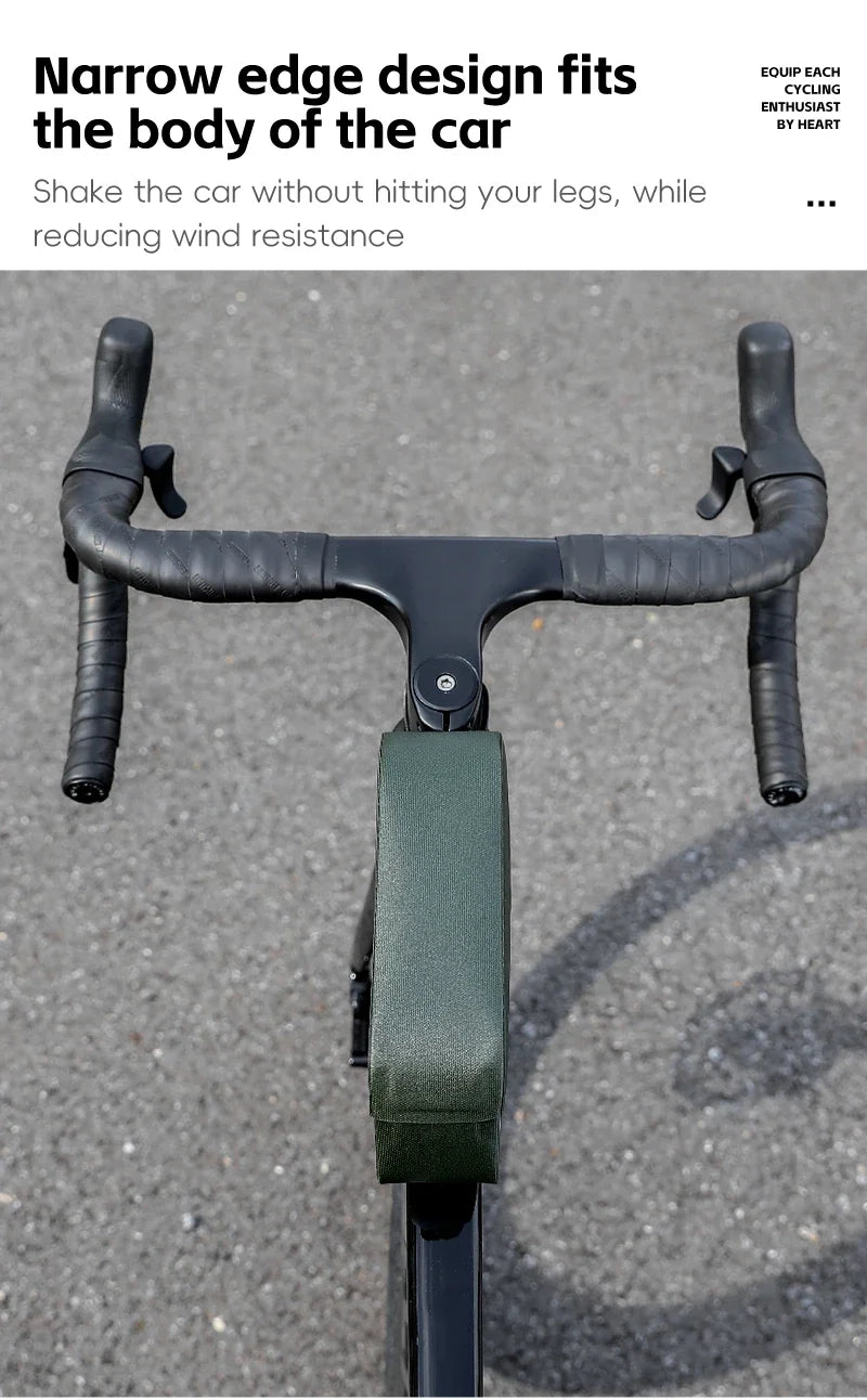 WEST BIKING Waterproof Bicycle Top Tube Bag Lightweight Bike Frame Pack Durable Cycling Storage Bag for Mountain and Road Bikes
