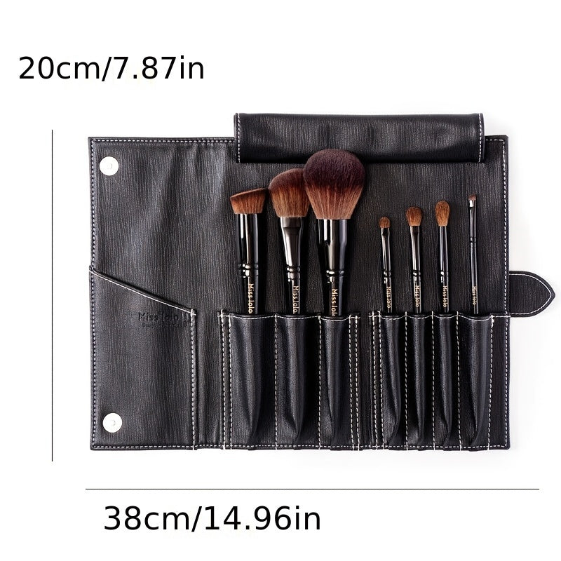 LuxeTouch 7-in-1 Makeup Brush Set