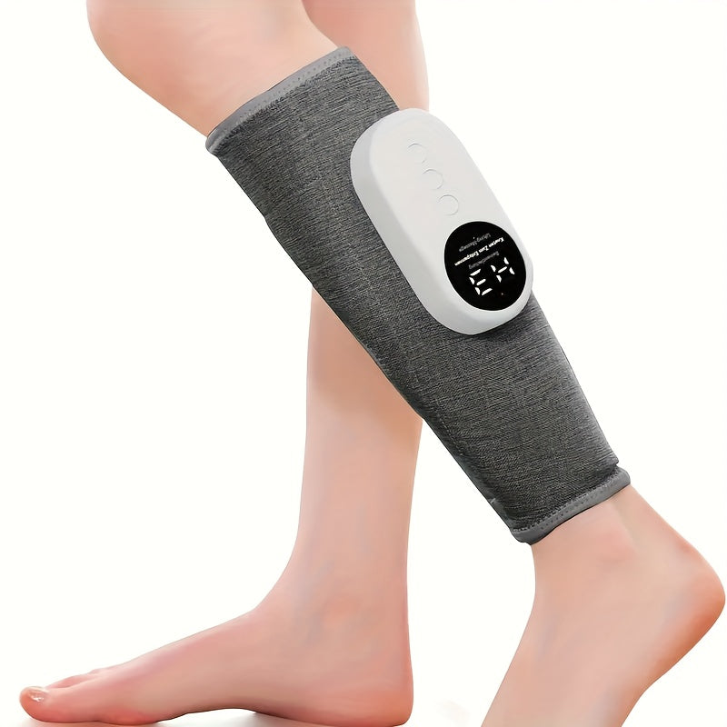 1pc Electric Leg Massager with Air Compression, Heated Calf & Foot Massage, Rechargeable Lithium Battery, No Wires, Ideal Gift for Mother'S Day, Father'S Day, Christmas, Mother'S Day Gift|Modern Leg Massager|USB Charged Devic