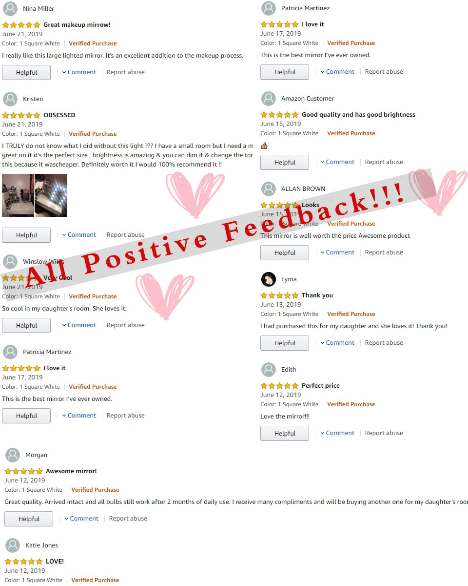 Two-Sided Makeup Mirror with Stand 1X and 10X Dual Sided Magnification Light weight&Portable Table Top Magnifying Vanity Mirror