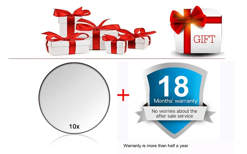 Makeup Mirror with Lights Lighted Cosmetic Vanity Mirror with Led Bulbs for Dressing Bedroom Tabletop Best Gifts for girl women