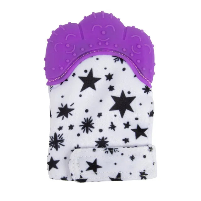 Silicone Baby Teether Pacifier Gloves Mittens Teething Chewable Newborn Nursing Teether Infant BPA Free Soft Sucking Fingers Toy