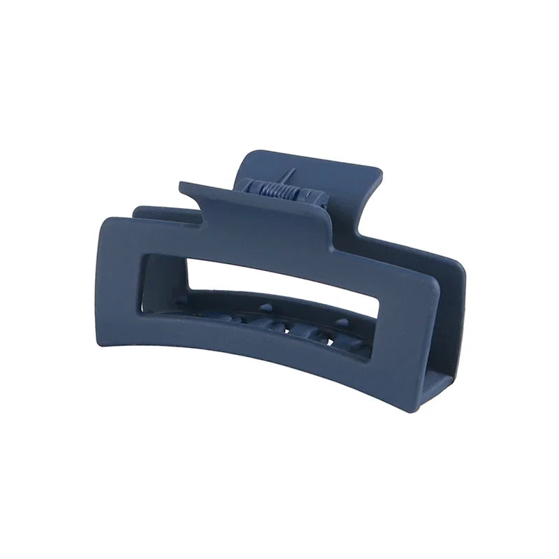 8.5cm 10.5cm Large Square Matte Hair Claw Clip Non Slip Solid Color Shark Hair Clip for Women Girls Hair Accessories