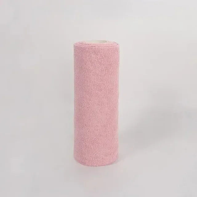 Reusable Cleaning Wipe Household Kitchen Cloth Microfiber Towel Rolls Dish Rags Wash Paper Towel Replacement 1 Roll of 20 Sheets