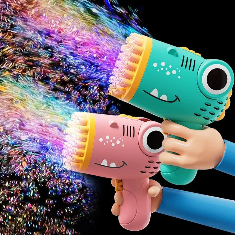 40 hole Dinosaur Bubble Gun