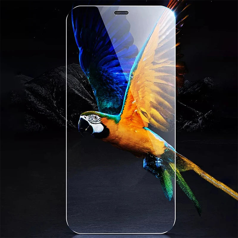 "4-Pack Tempered Glass Screen Protectors for iPhone 11–15 Series – Full Coverage for All Models"