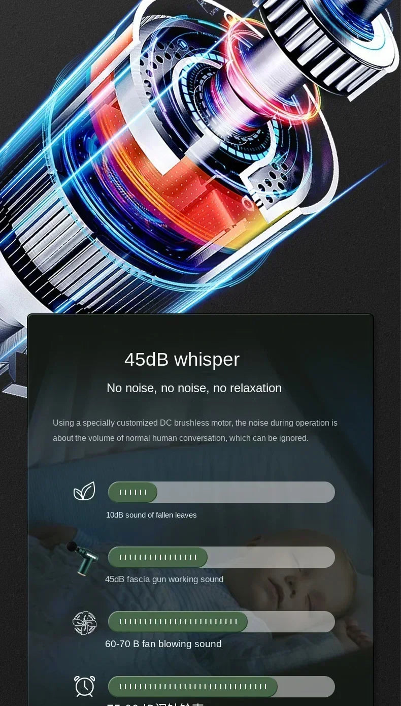 mini fascia Gun Fitness muscle relaxation Small massager Multi-functional electric male and female students MINI