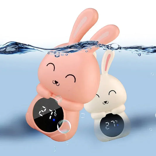 Digital Baby Bath Thermometer – Floating LED Temp Tester with Safety Alarm & Fun Cartoon Design