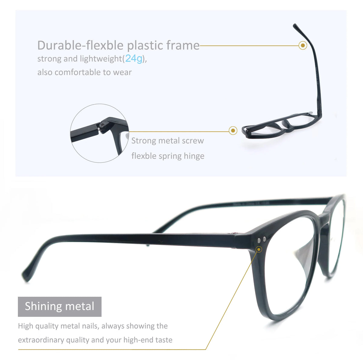 Classics Round Frame Fruit Hard Candy Style Color Reading Glasses For Men And Women Are Comfortable Light And Fashionable Reader