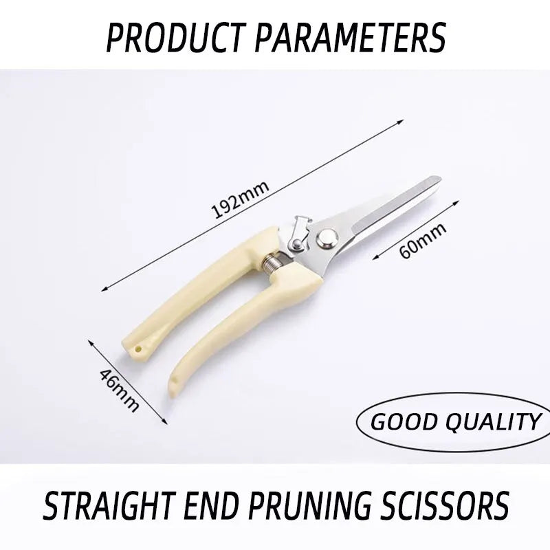 Stainless Steel Scissors for Flower Cutting Arrangement Pruning Fruit Tree Garden Branch Cutting Household Grafting Tools Set