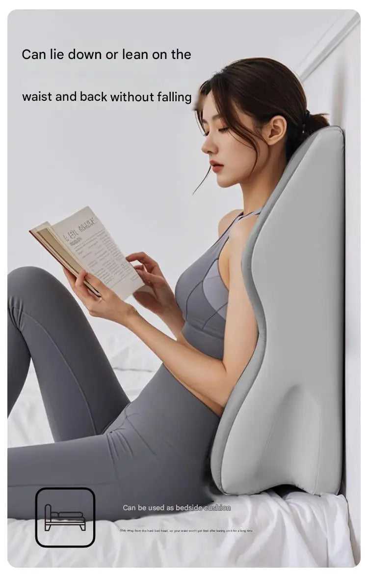 Multi-Position Memory Foam Pillow – Cooling Bed/Floor Cushion for Stomach Sleepers, 60x36x22cm