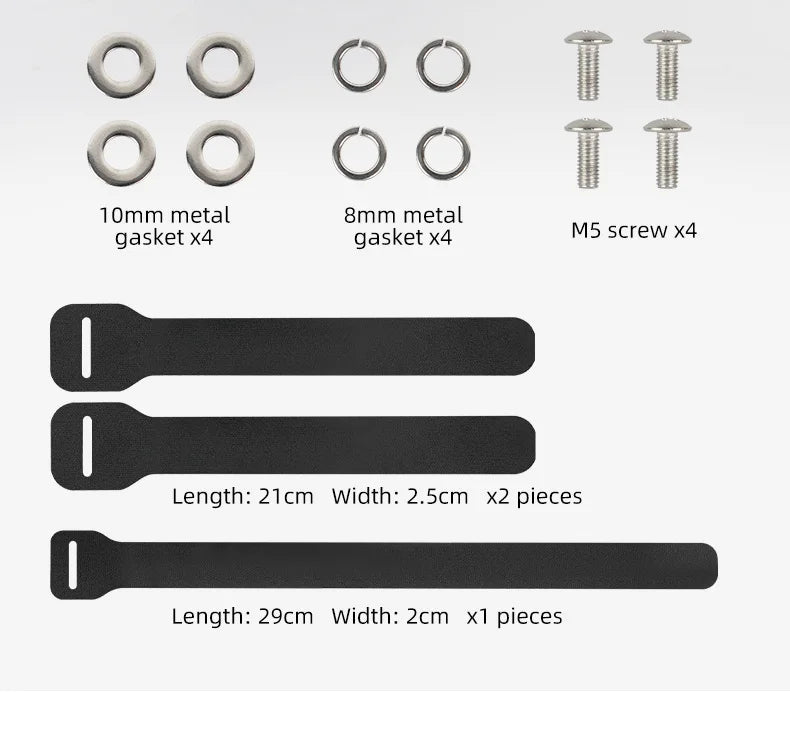 CXWXC Bicycle Magnetic Lid Top Tube Bag With Bolts Mounted & Straps Two Way Install MTB Road Bike Waterproof Front Frame Bag