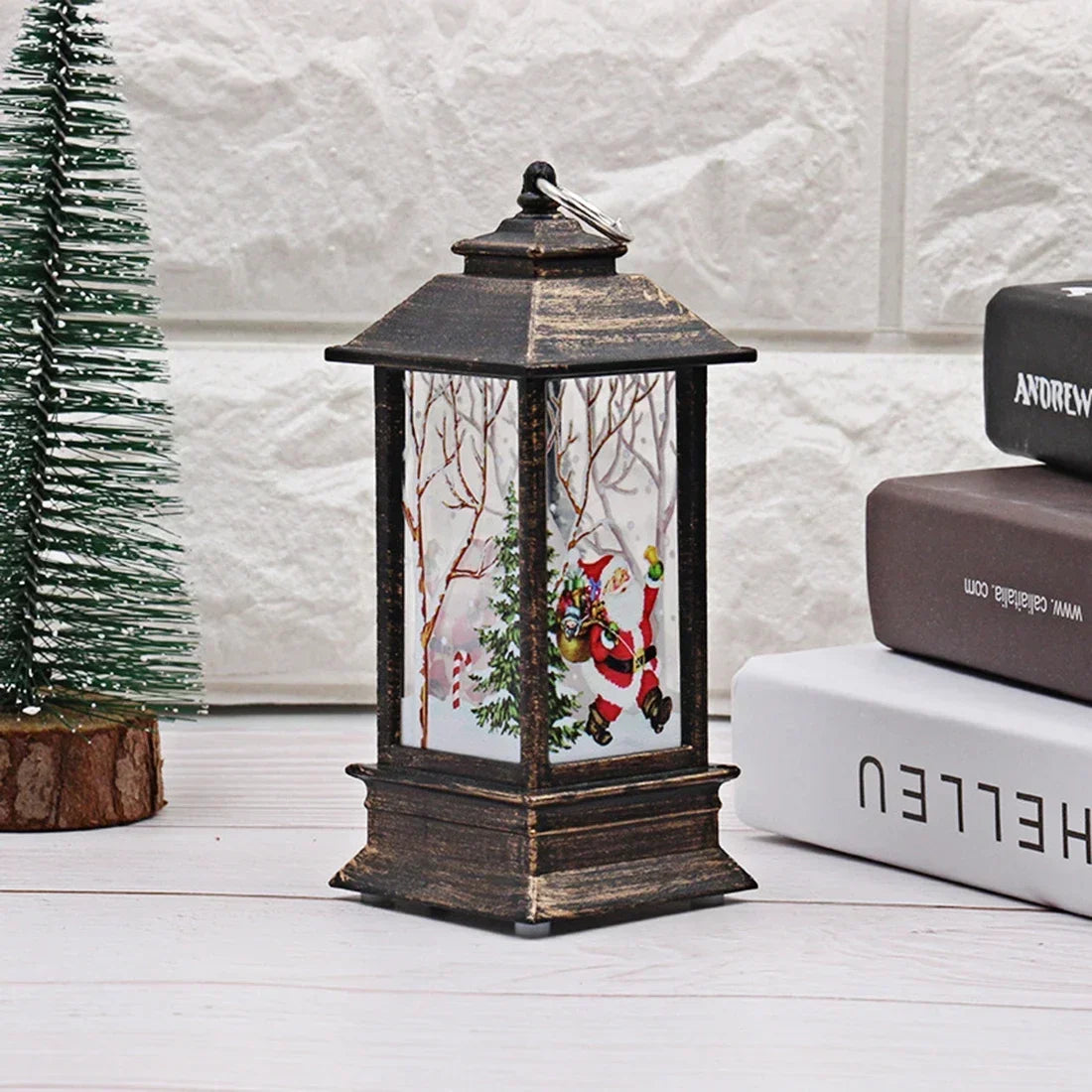 Santa's Glow Lantern - Magical Christmas Wind Light