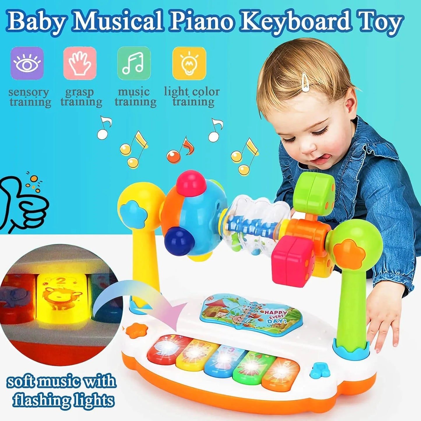 BabyBeats Light & Sound Music Station