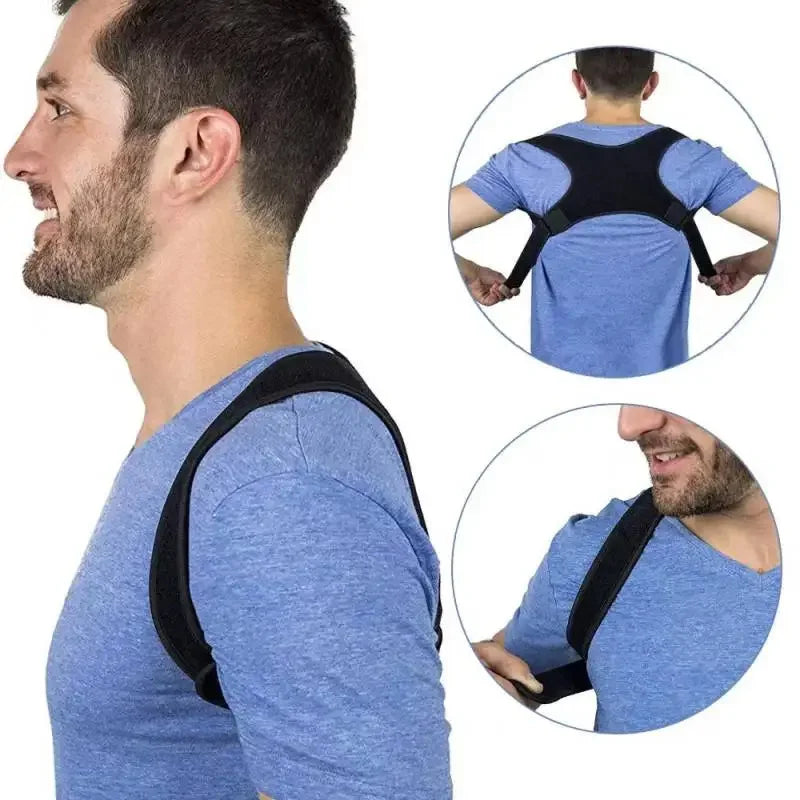 Adjustable Back Support Belt - Lightweight Posture Reminder