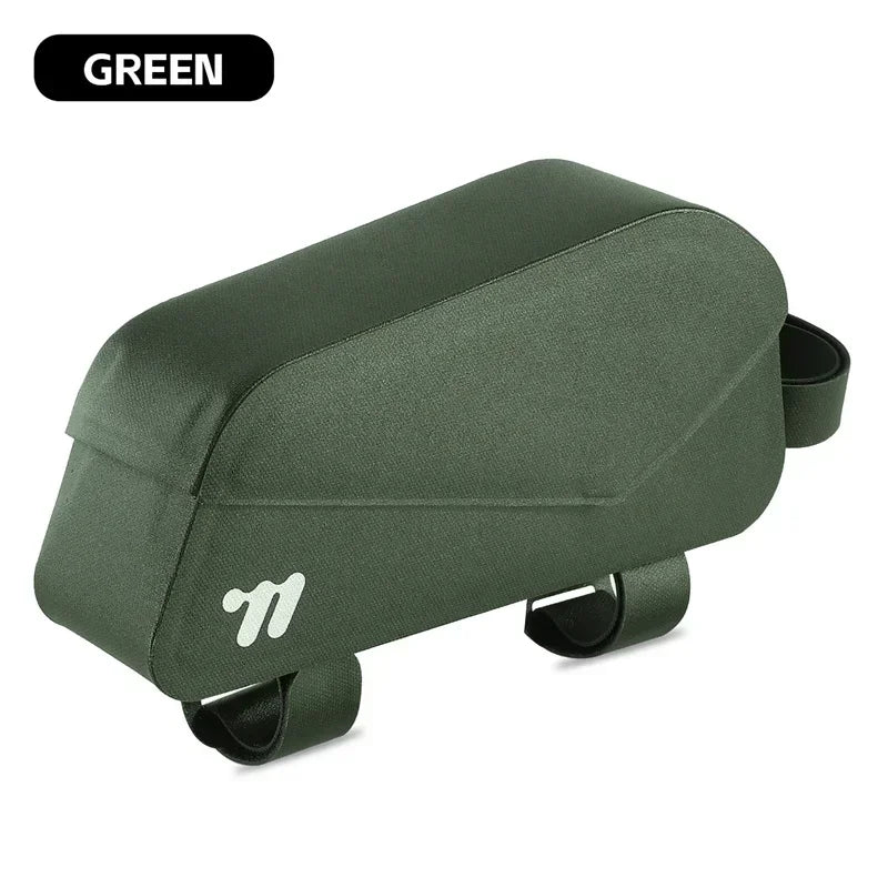 WEST BIKING Waterproof Bicycle Top Tube Bag Lightweight Bike Frame Pack Durable Cycling Storage Bag for Mountain and Road Bikes