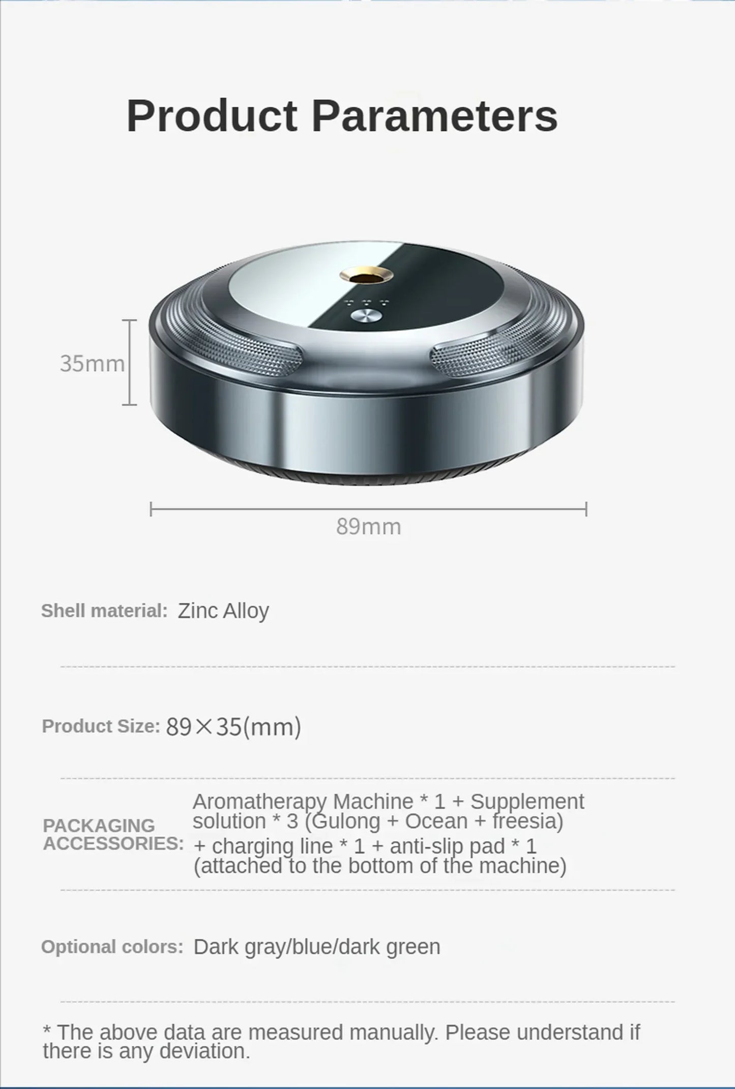 Smart Car Air Freshener Fragrance Diffuser Car Mist Humidifier Essential Oil Diffuser Aromatherapy Interior Accessories