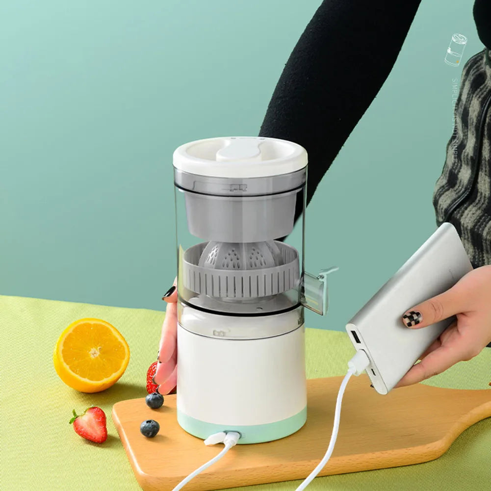 Portable Electric Juicer Multifunction Fruit Juicer Household Orange Lemon Blender USB Charging Kitchen Automatic Fresh Squeezer