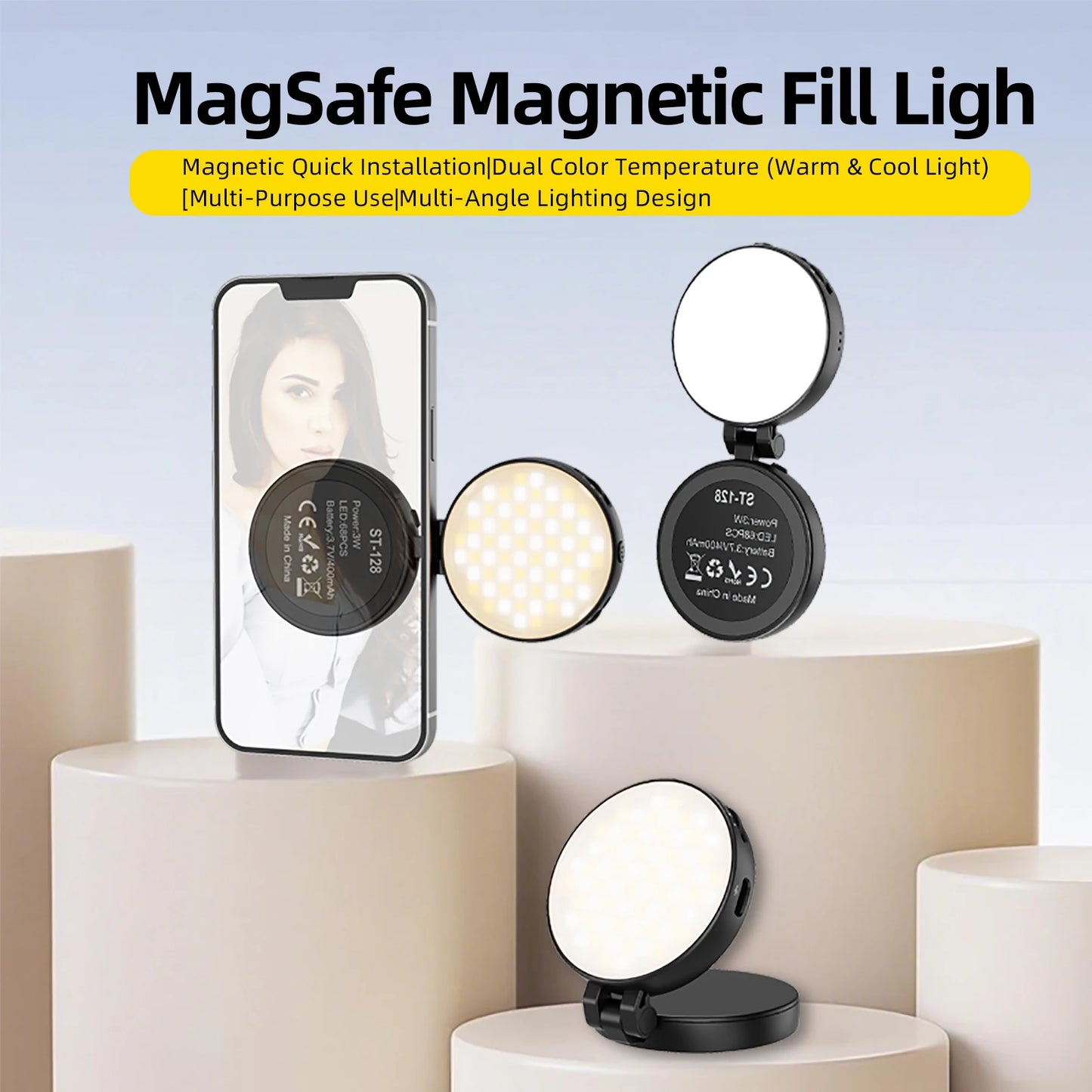 Magnetic Selfie Light for Phone