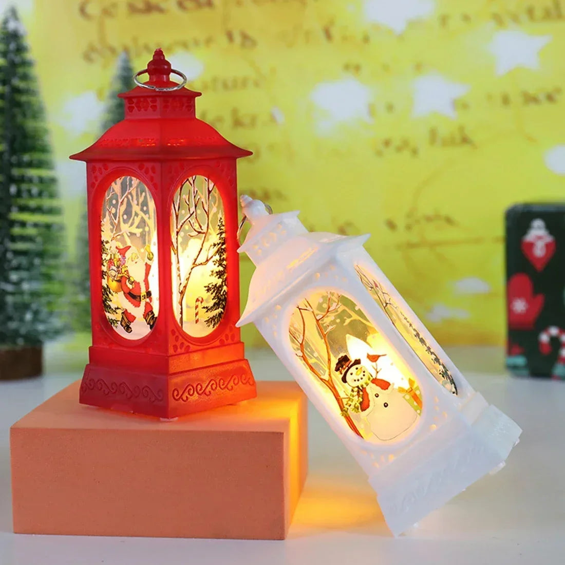 Santa's Glow Lantern - Magical Christmas Wind Light
