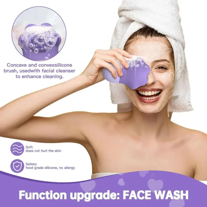 Silicone Ice Facial Roller – Cooling Contour Tool for Lifting, De-Puffing & Glowing Skin