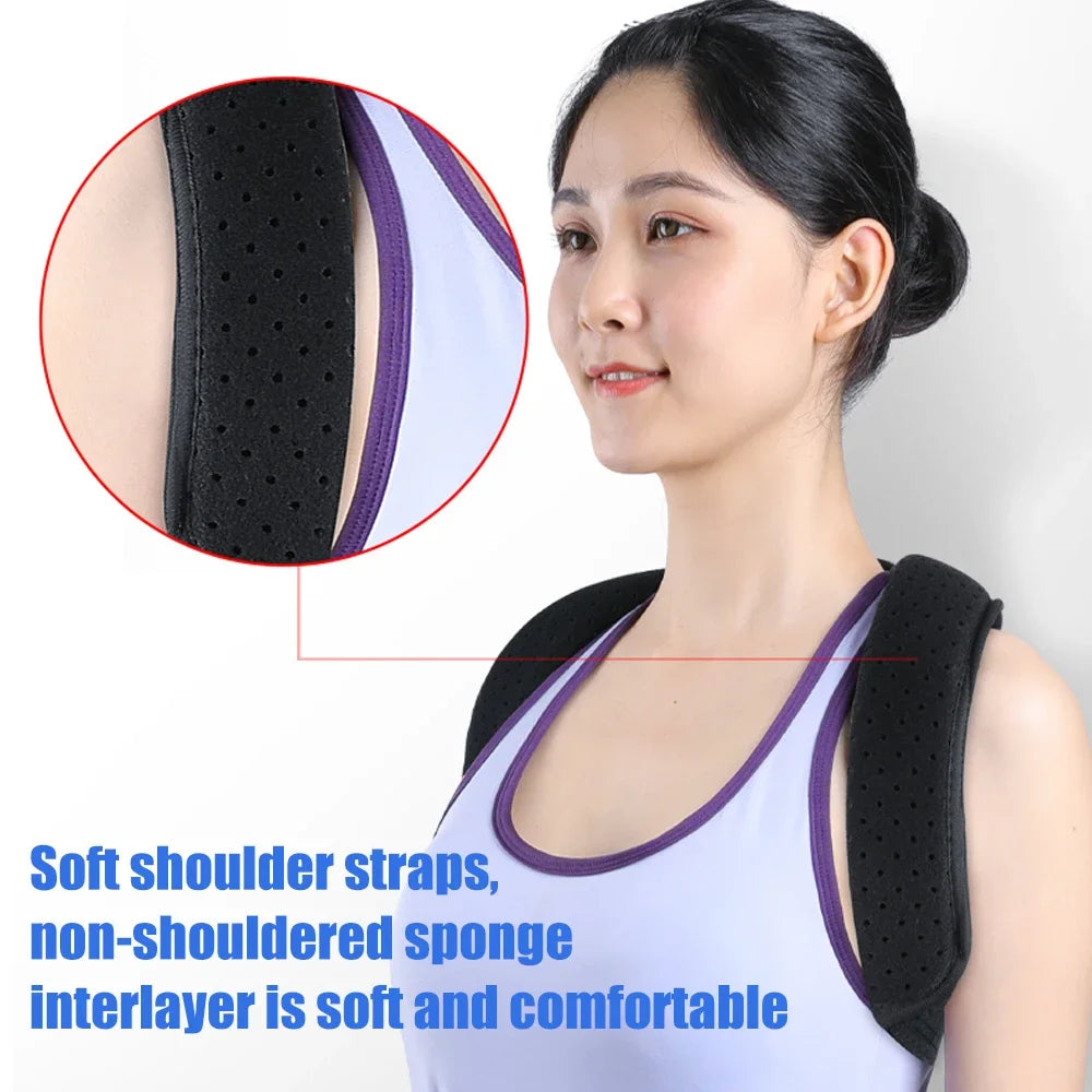 Posture Perfect  Adjustable Back Brace – Pain Relief & Full Support for Men & Women