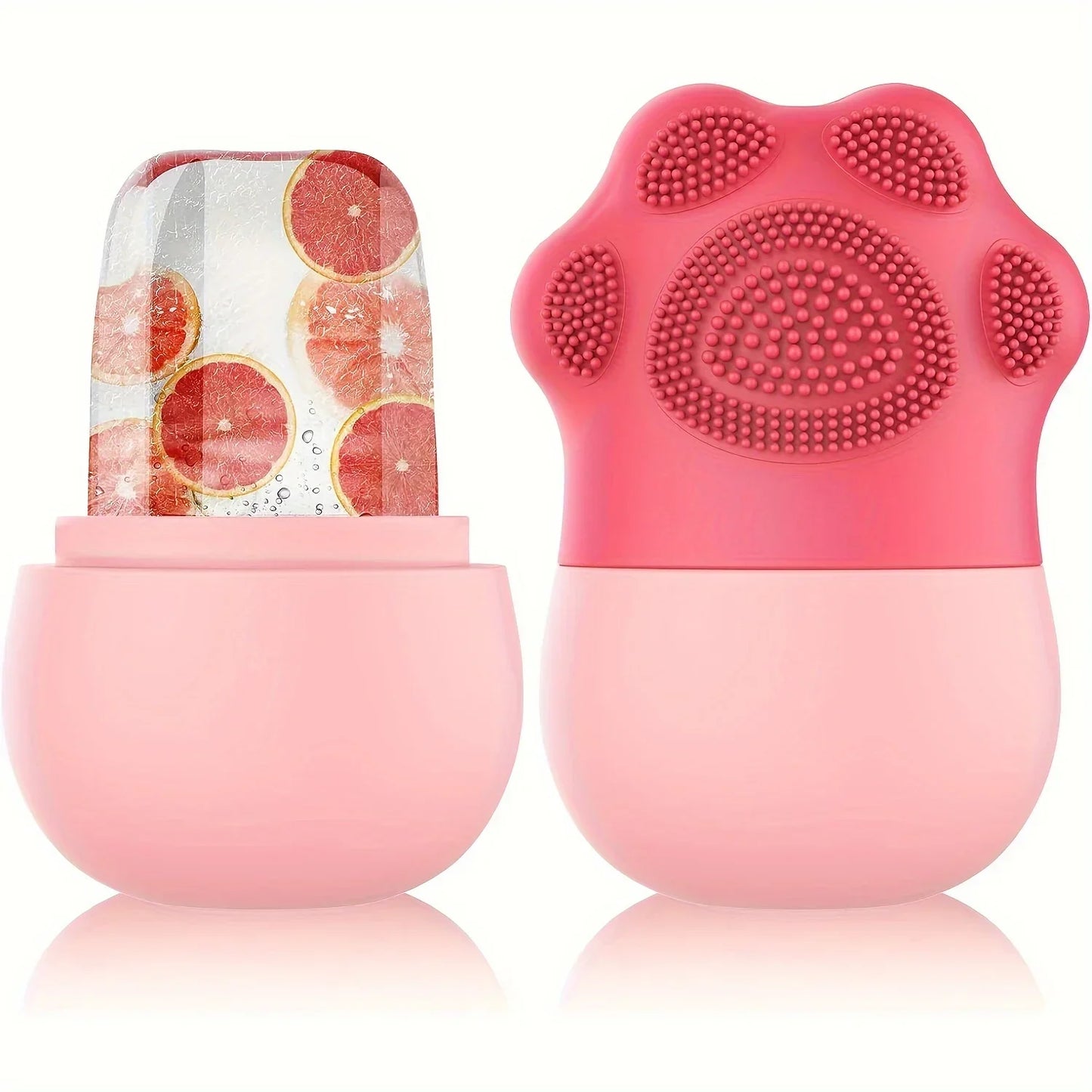 Silicone Ice Facial Roller – Cooling Contour Tool for Lifting, De-Puffing & Glowing Skin