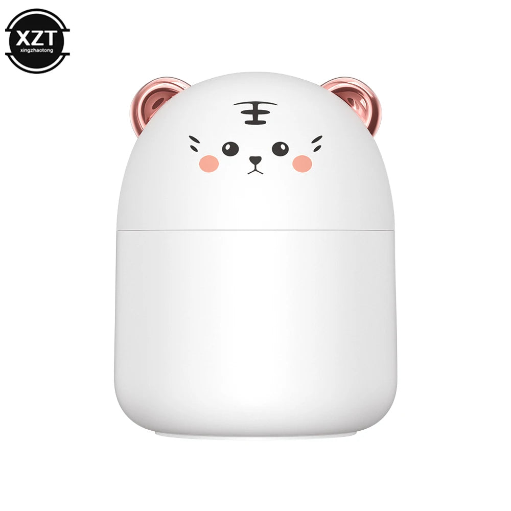 Humidifier With Colorful Atmosphere Light 250ml Capacity Cool Mist Aroma Diffuser Home Bedroom Humidifier Purifier