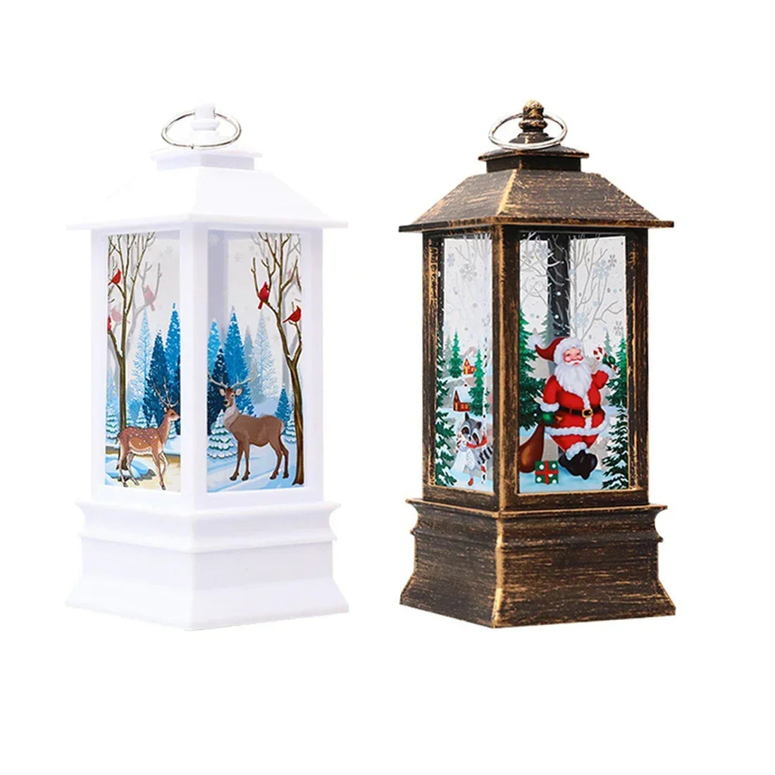 Santa's Glow Lantern - Magical Christmas Wind Light