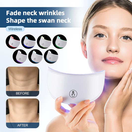 LED Face & Neck Beauty Massager – Skin Tightening & Rejuvenation Device