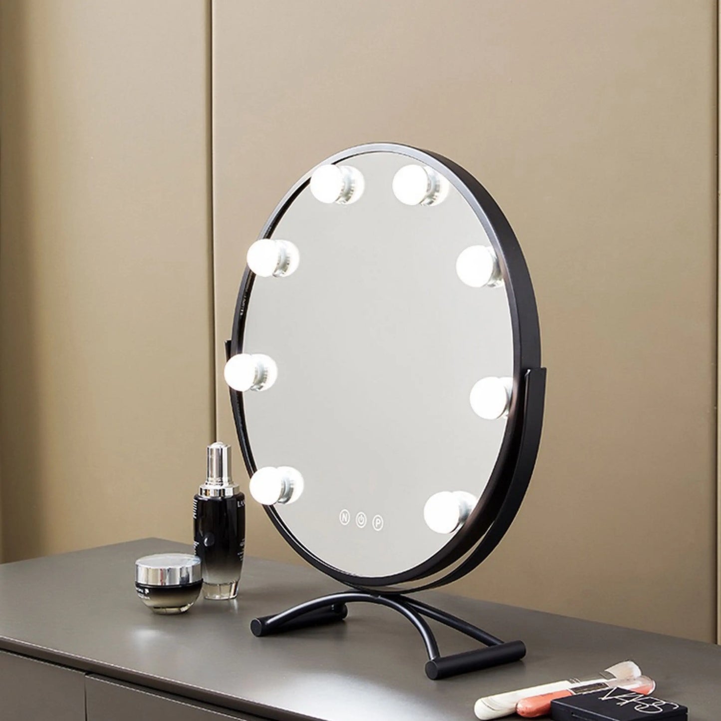Makeup Mirror with Lights Lighted Cosmetic Vanity Mirror with Led Bulbs for Dressing Bedroom Tabletop Best Gifts for girl women