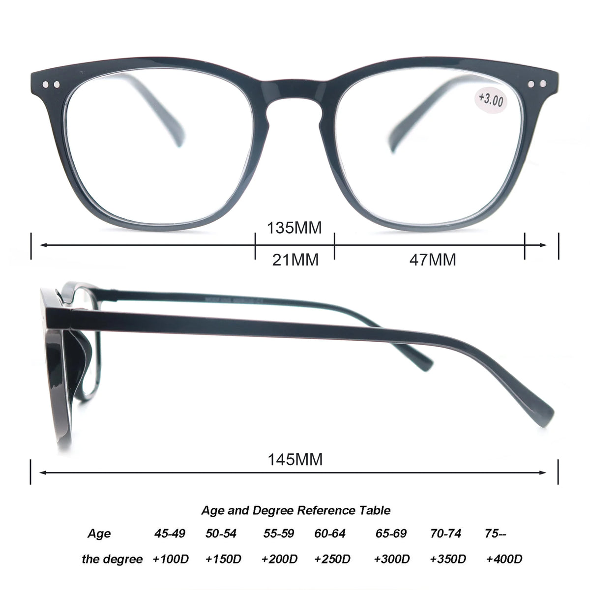 Classics Round Frame Fruit Hard Candy Style Color Reading Glasses For Men And Women Are Comfortable Light And Fashionable Reader