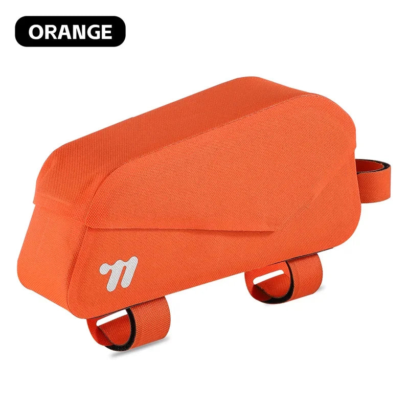 WEST BIKING Waterproof Bicycle Top Tube Bag Lightweight Bike Frame Pack Durable Cycling Storage Bag for Mountain and Road Bikes