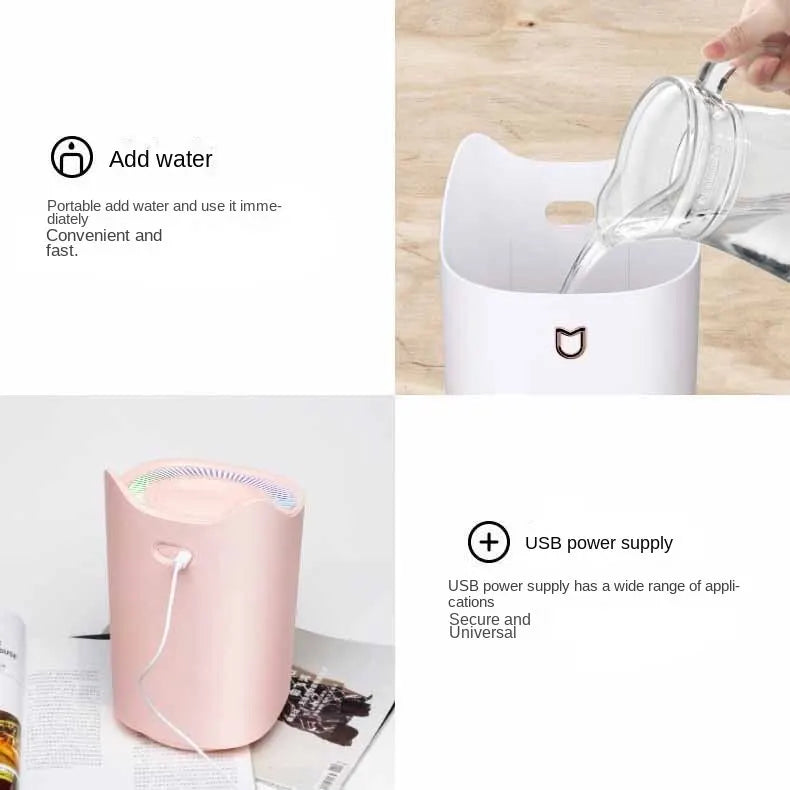 3000Ml Dual Jet Air Humidifier Large Capacity Atomizer Ultrasonic Aroma Diffuser Cool Mist Maker Air Humificador Purifier