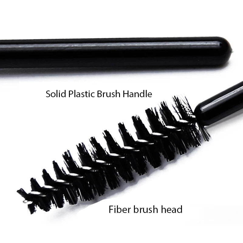 500/1000pcs Eyelash Brush Applicator Wholesale Lash Mascara Wands Brushes For Eyelash Extension Eyebrow Spoolies Beauty Tools