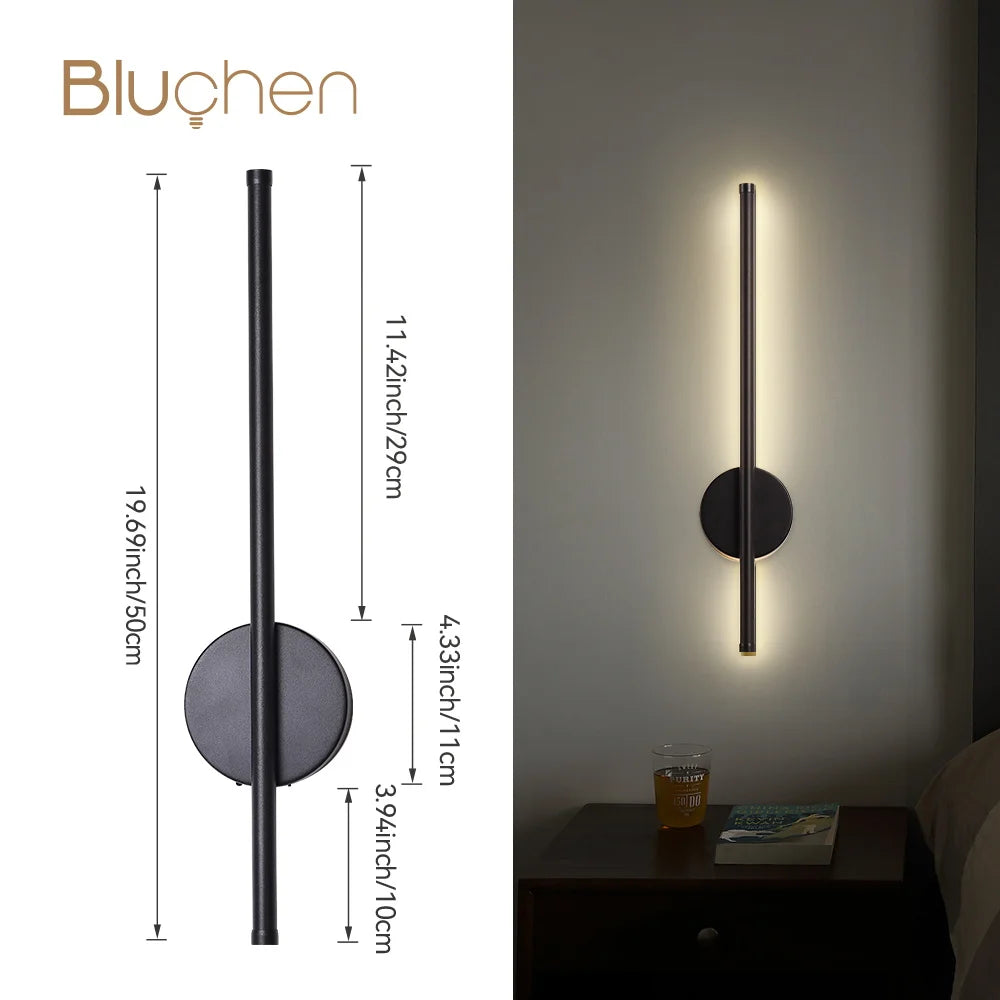 2 Pack Rechargeable Wall lights Interior Wall Sconces 80cm 50cm LED Wall Light with Remote Control for Gameroom Pegboard Bedroom