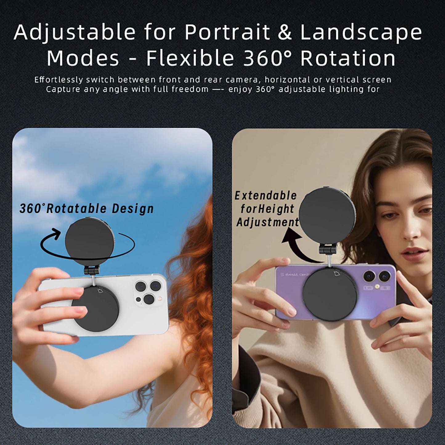 Magnetic Selfie Light for Phone
