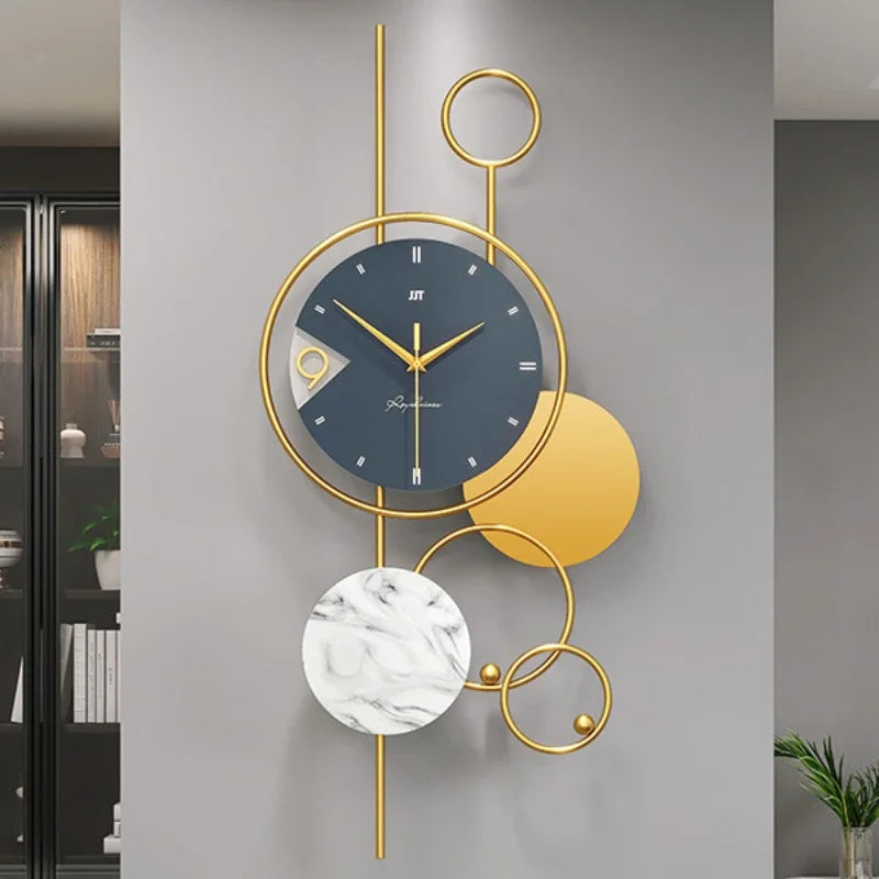 Luxury Living Room Modern Simple Wall Clock Home Decoration When Wall Clocks Creative Quartz Clock Ornaments Home Accessories