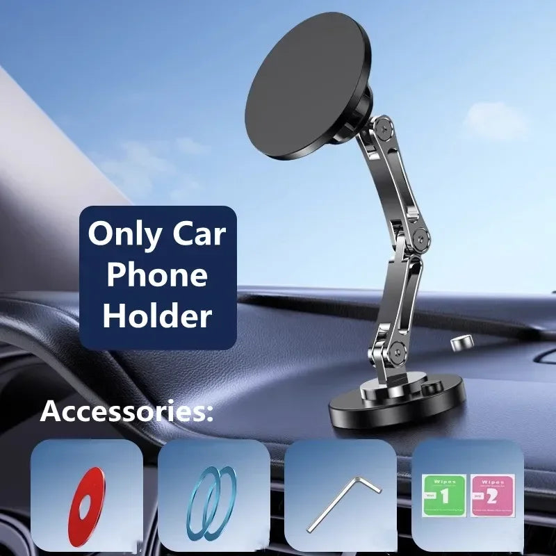 15W Magnetic Wireless Car Charger – Dash Mount for iPhone 12–15 Series
