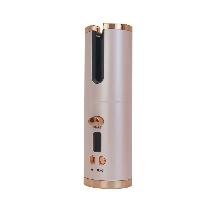 Portable cordless curler