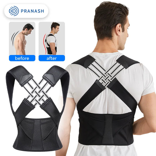 Adjustable Back Posture Corrector Belt Women Men Prevent Slouching Relieve Pain Posture Corrector