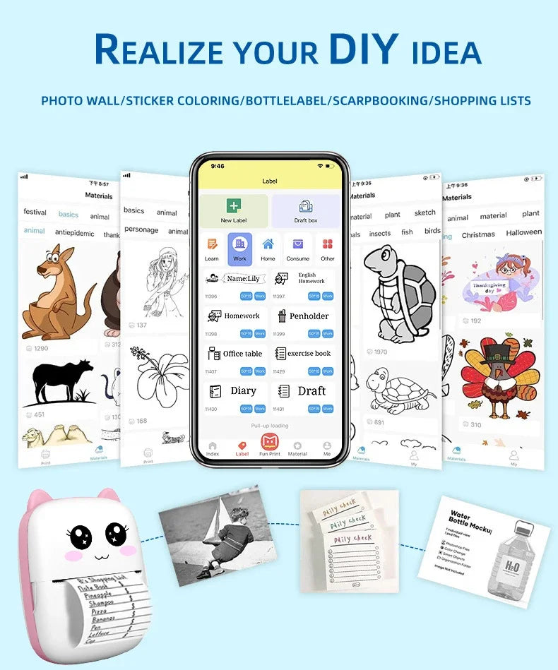 Mini Portable Printer