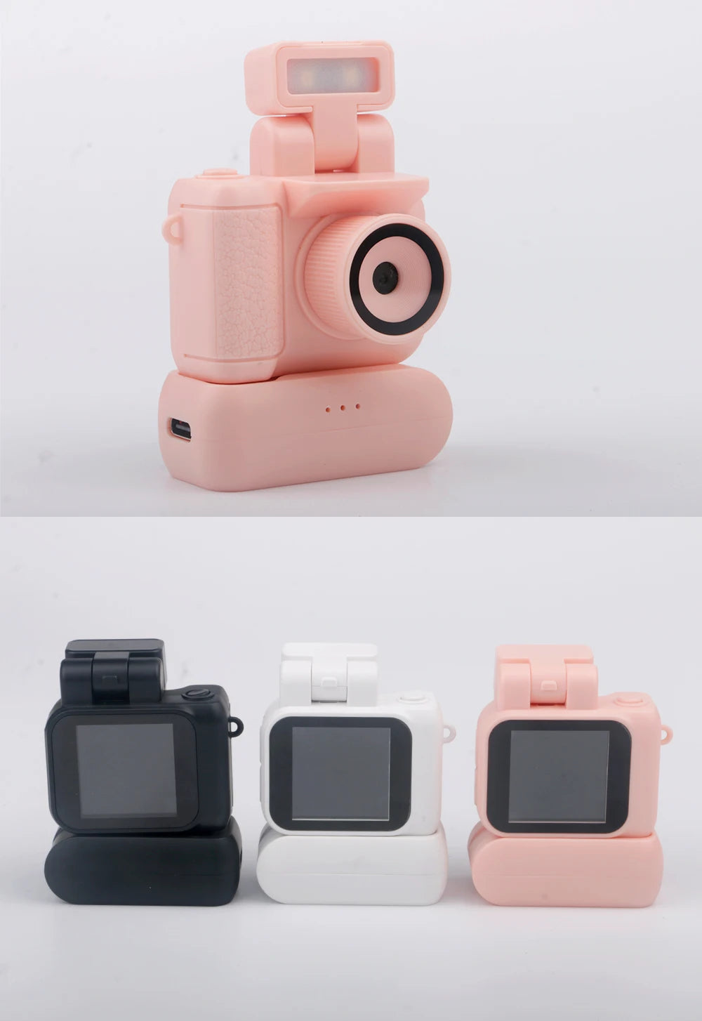 Mini Camera With Screen HD 1080p With Flash Lamp And Battery Dock Portable Retro Ultra Compact Mini Camera Video Recorder Y4000