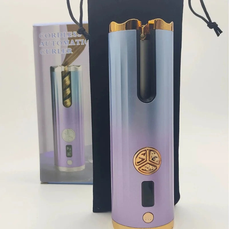 Portable cordless curler