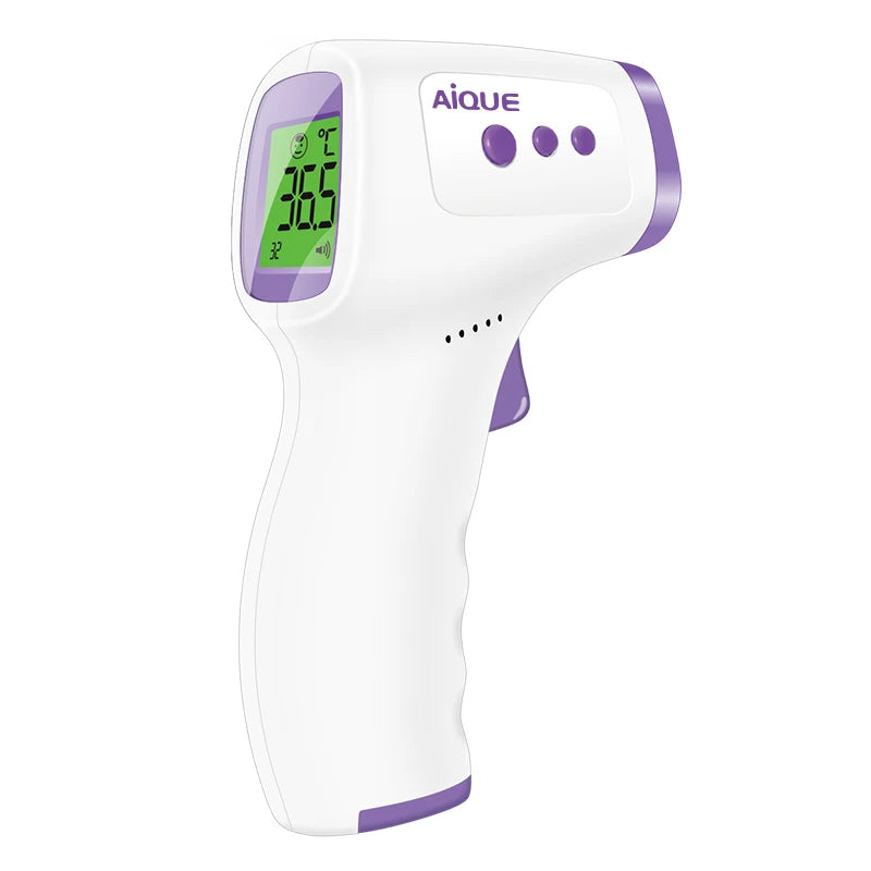 Voice Backlit Forehead Digital Thermometer Non-Contact Infrared Medical Thermometer Body Temperature Fever for Baby Adults