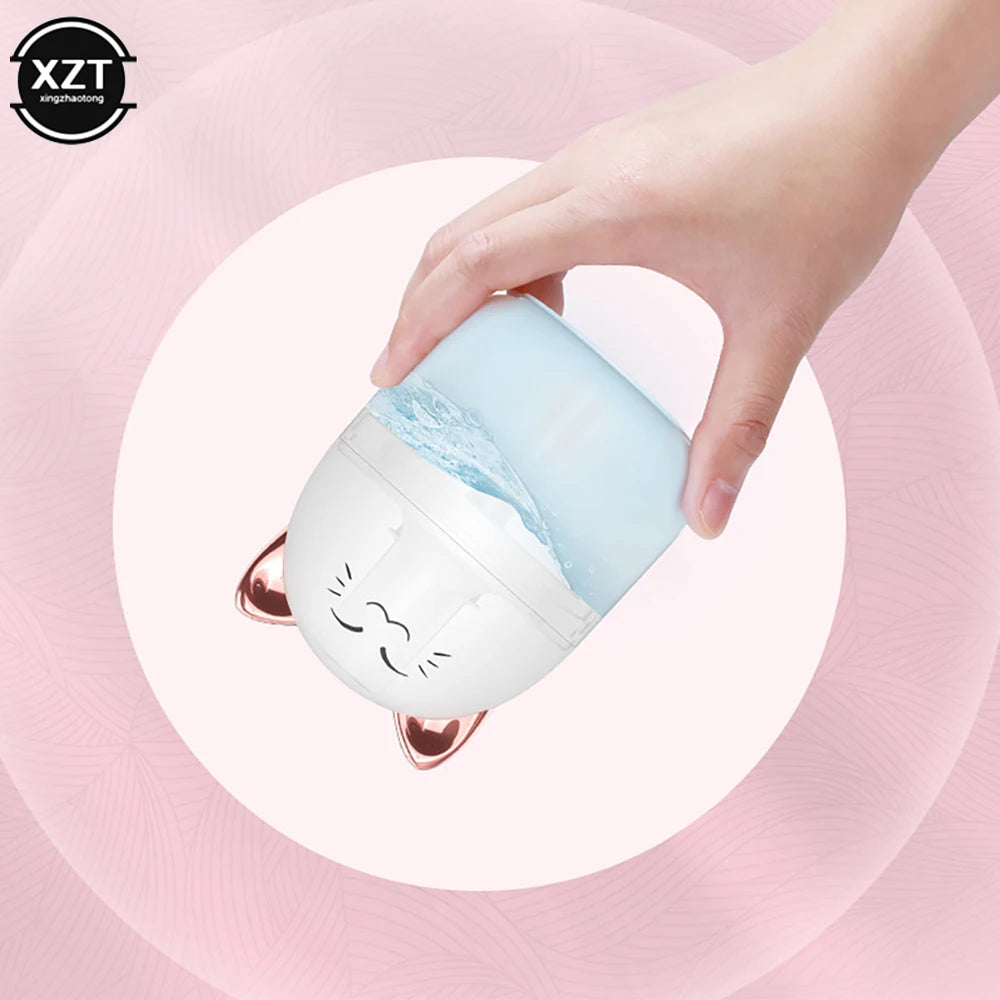 Humidifier With Colorful Atmosphere Light 250ml Capacity Cool Mist Aroma Diffuser Home Bedroom Humidifier Purifier