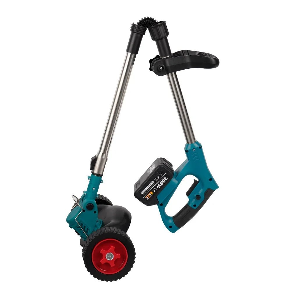 YOFIDRA Electric Lawn Mower Length Adjustable Cutter Cordless Garden Grass Cutting Trimmer Fit For 21V 18V Battery Pins